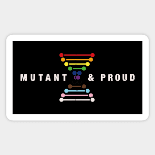 Mutant & Proud - rainbow Sticker